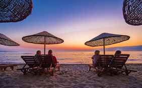 Abendstimmung am Strand - Foto: Volker Lannert